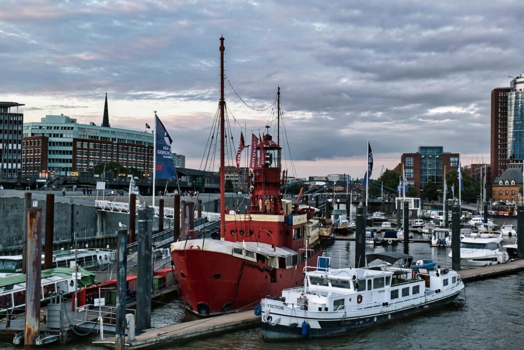 Yachthafen in Hamburg